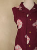 Dark Purple Floral Printed Design Cotton Co-ord Set