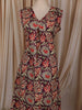 Dark Purple Floral Printed Design Cotton Straight Cut Salwar Suit