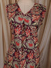 Dark Purple Floral Printed Design Cotton Straight Cut Salwar Suit