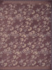 Dark Purple Floral Printed Georgette Saree