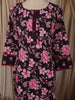 Dark Purple Floral Vine Printed Design Cotton Salwar Suit wit Matching Dupatta