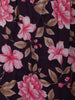 Dark Purple Floral Vine Printed Design Cotton Salwar Suit wit Matching Dupatta