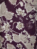 Dark Purple Floral Vine Printed Design Cotton Straight Cut Salwar Suit with Dupatta