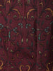 Dark Purple Multicolor Floral Vine Embroidered Design Tissue Silk Palazzo Suit with Matching Dupatta