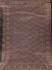 Dark Purple Paisley Woven Banarasi Silk Saree