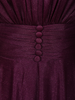 Dark Purple Shimmer Solid And Glitter Design Party Wear Gown with Empire Waist