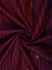 Dark Purple Vertical Stripes Zari Woven Design Pure Kanchipuram Silk Saree with Contrast Border