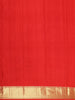 Dark Red Butta Woven Design Kanchipuram Silk Saree with Zari Border