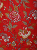 Dark Red Floral Printed Design Cotton Straight Cut Salwar Suit with Dupatta