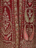 Dark Red  Floral Thread and Sequins Embroidered Design Georgette Lehenga with Dupatta