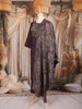Dark Wine Floral printed Design Cotton Straight Cut Salwar Suit with Dupatta