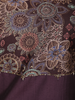 Dark Wine Floral printed Design Cotton Straight Cut Salwar Suit with Dupatta