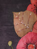Dark Aubergine Floral Design Printed Salwar Suit - Diadem