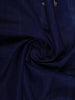 Dark Blue Elephant and Floral Designed Semi Tussar Saree - Diadem