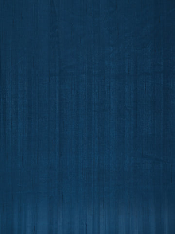 Dark Blue Elephant and Floral Designed Semi Tussar Saree - Diadem