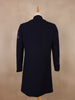 Dark Blue Floral Designed Sherwani Suit