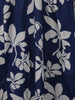 Dark Blue Floral Designed Cotton Salwar Suit - Diadem