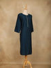 Dark Blue Plain Cotton Rayon Kurti - Diadem