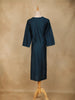Dark Blue Plain Cotton Rayon Kurti - Diadem