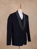 Dark Blue Solid Men's Suit