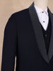 Dark Blue Solid Men's Suit