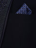 Dark Blue Solid Men's Suit