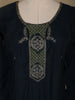 Dark Green Floral Designed Cotton Salwar Suit - Diadem