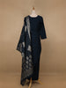 Dark Green Floral Designed Cotton Salwar Suit - Diadem