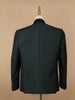 Dark Green Floral Embroidery Men's Suit - Diadem