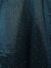 Dark Green Floral Embroidery Organza Gown - Diadem