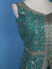 Dark Green Floral Motif Sequins Georgette Palazzo Salwar Suit