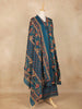 Dark Green Floral Printed Cotton Salwar Suit