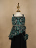 Dark Green Floral Printed Georgette Party Wear Palazzo Suit