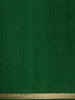 Dark Green Floral Woven Silk saree - Diadem