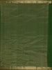 Dark Green Floral Woven Silk saree - Diadem