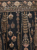 Dark Green Georgette Floral Designed Bridal Lehenga - Diadem