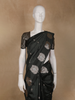 Dark Green Leaf Motif Woven Banarasi Silk Saree - Diadem