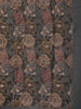 Dark Grey Floral Designed Semi Tussar Saree - Diadem