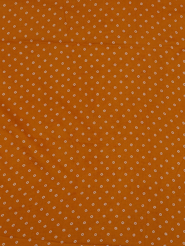 Dark Orange Warli Designed Soft Silk Saree - Diadem