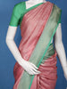 Dark Pink Floral Design Silk Saree - Diadem
