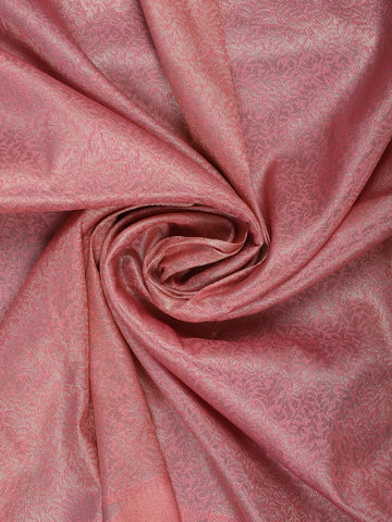 Dark Pink Floral Design Silk Saree - Diadem