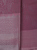 Dark Pink Floral Designed Fancy Art Silk Saree - Diadem