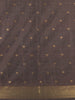 Dark Pink Floral Designed Semi Tussar Saree - Diadem