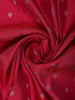 Dark Pink Floral Woven Pure Kanchipuram Silk Saree - Diadem
