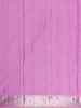 Dark Pink Floral Woven Pure Kanchipuram Silk Saree - Diadem