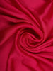 Dark Pink Solid Satin Fancy Saree with Designed Border - Diadem