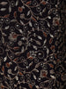 Dark Purple Floral Designed Georgette Palazzo Suit - Diadem