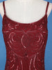 Dark Red Floral Designed Georgette Palazzo Salwar Suit - Diadem