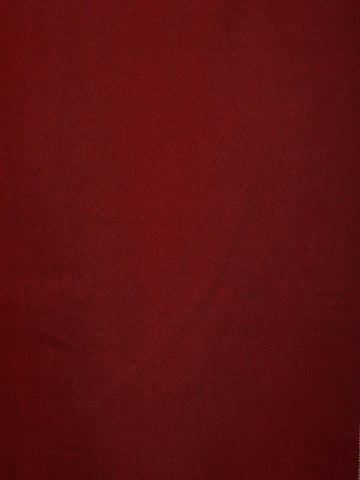Dark Red Floral Designed Semi Silk Straight Cut Salwar Suit - Diadem