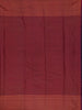 Dark Red Floral Woven Pure Kanchipuram Silk Saree - Diadem